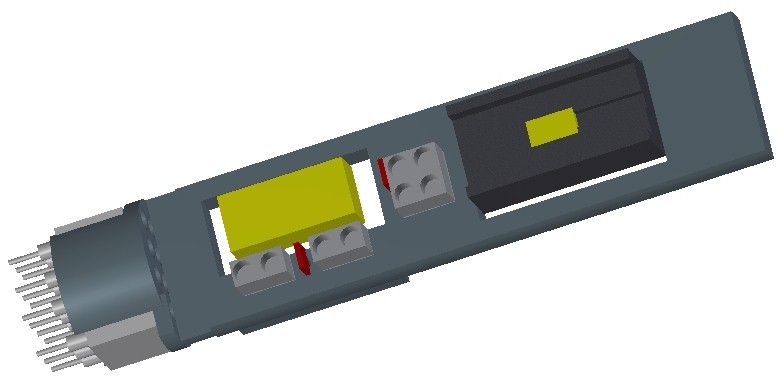 3D модель вставки в Биттеровский магнит для измерения МКЭ